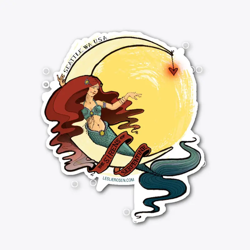 Sirens Sweetheart Die Cut Sticker